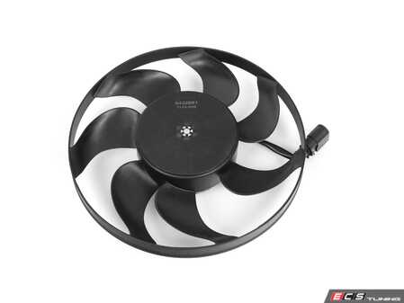 ES#5432881 - 1KM959455E - Auxiliary Fan Assembly - 295mm - Smaller of the two fans found behind the radiator - Bremmen Parts - Audi Volkswagen