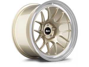 ES#5470394 - 71995225120mgKT1 - 19" Apex ML-7RT Wheels - Staggered Set Of Four - 19x9.5 ET22 / 19x11 ET44 5x120 72.56CB - Gloss Motorsport Gold - Machined Lip - APEX Wheels - BMW