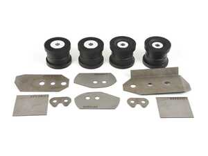 ES#4772524 - SBRC-E46-80A - Subframe Bushing/Reinforcement Combo Kit - Street  - Includes polyurethane subframe bushings and subframe reinforcement plates. - Revshift - BMW