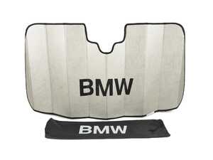 ES#5388031 - 82115B92933 - UV Front Windshield Sunshade - Custom fit OEM interior sunshade designed to protect the cabin and lower interior temperatures on U11 X1 models. - Genuine BMW - BMW