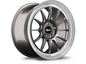 ES#5470417 - 121995225120aKT1 - 19" Apex SL-12RT Wheels - Staggered Set Of Four - 19x9.5 ET22 / 19x11 ET44 5x120 72.56CB - Anthracite - Machined Lip - APEX Wheels - BMW