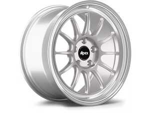ES#5470419 - 121995225120rKT1 - 19" Apex SL-12RT Wheels - Staggered Set Of Four - 19x9.5 ET22 / 19x11 ET44 5x120 72.56CB - Race Silver - Machined Lip - APEX Wheels - BMW