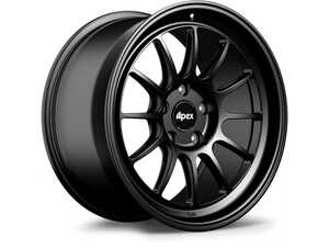 ES#5470421 - 121995225120bKT1 - 19" Apex SL-12RT Wheels - Staggered Set Of Four - 19x9.5 ET22 / 19x11 ET44 5x120 72.56CB - Satin Black - APEX Wheels - BMW