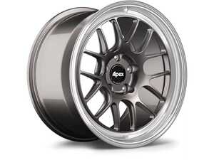 ES#5470393 - 71995225120anKT1 - 19" Apex ML-7RT Wheels - Staggered Set Of Four - 19x9.5 ET22 / 19x11 ET44 5x120 72.56CB - Anthracite - Machined Lip - APEX Wheels - BMW