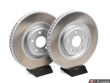 ES#5425466 - 95B615301TKT5 - Front Brake Rotors - Pair (350x34) - Restore the stopping power in your vehicle. OEM Supplier! - SHW Performance - Porsche