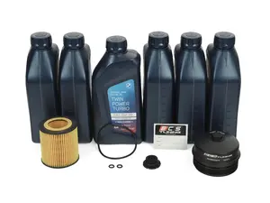 Genuine BMW Oil Change Kit - With Aluminum Oil Filter Cap