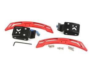 ES#4846169 - MMR04-0003-RED - MMX Magnetic Gear Shifter Paddles - Red - Improve your interior's styling and make shifting easier with MMX magnetic aluminum shifter paddles! - MMX Performance - BMW