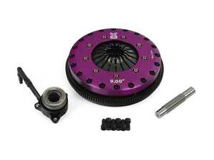 ES#4759050 - XKVW23696-2A  - 9" Twin Sprung Organic Clutch Discs Clutch Kit Inc Chromoly Flywheel + HRB; 9" Twin Sprung Organic Clutch Discs - Designed for builds with up to 740 FtLbf of torque - XClutch - Audi Volkswagen