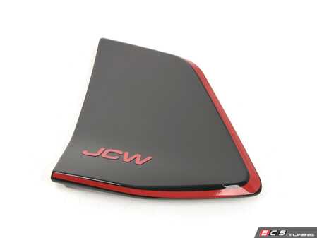 ES#4836028 - 51115B3A2C6 - JCW Front Winglets in Black High-Gloss - Right  - Used on the JCW Body kit cars as an upgrade/add on - Genuine MINI - MINI