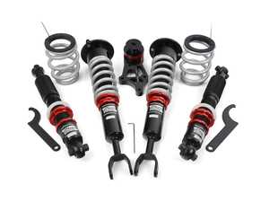ES#4751048 - 000703LA01EBKT - B5 A4 / S4 Quattro Adjustable Damping Coilovers & Performance Rear Differential Mount - Features 32 way adjustable damping, variable length and zinc-coated shock bodies - Enthusiast Bundles - Audi