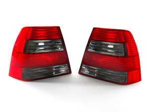 ES#3462 - 963669061.70061 - GLI Tail Light Set - (NO LONGER AVAILABLE) - Tail lights from 2004.5 - 2005 GLI models with red/smoked/red/smoked lenses - Hella - 