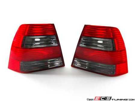ES#3462 - 963669061.70061 - GLI Tail Light Set - (NO LONGER AVAILABLE) - Tail lights from 2004.5 - 2005 GLI models with red/smoked/red/smoked lenses - Hella - 