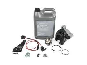 ES#5425480 - 044952la05KT - Performance Water Pump & Thermostat Kit - Includes ECS N54 400W water pump conversion, 74*C thermostat, installation hardware and coolant! - Assembled By ECS - BMW