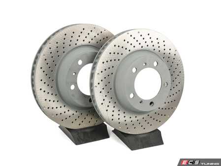 ES#5425615 - 9P1615301AKT5 - Front Brake Rotors - Pair (330x34) - Restore the stopping power in your vehicle. OEM Supplier! - SHW Performance - Porsche
