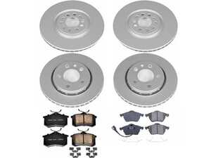 ES#3989357 - CRK916 - Power Stop Z23 Evolution Sport Front & Rear Brake Kit (312x25/256x22) - A direct-fit upgrade with GEOMET coated rotors and low-dust carbon-fiber ceramic pads. - Power Stop - Audi Volkswagen
