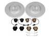 ES#3989367 - CRK948 - Power Stop Z23 Evolution Front Brake Kit (321mm) - A direct-fit front brake upgrade with GEOMET coated rotors and low-dust carbon-fiber ceramic pads. - Power Stop - Audi