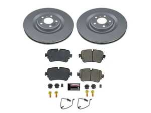 ES#4794664 - CRK8221 - Power Stop Z23 Evolution Sport Rear Brake Kit (350mm) - A direct-fit upgrade with GEOMET coated plain rotors and low-dust carbon-fiber ceramic pads. - Power Stop - Audi