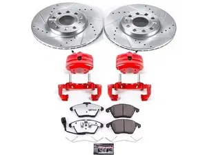 Power Stop Z26 Street Warrior Front Brake Kit w/ Calipers (288mm)