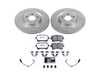 ES#4798524 - K8850-26 - Power Stop Z26 Street Warrior Rear Brake Kit (330mm) - A direct-fit performance upgrade with drilled & slotted zinc-plated rotors and extreme-performance carbon-fiber ceramic pads. - Power Stop - Audi