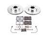 ES#4798498 - K8821-26 - Power Stop Z26 Street Warrior Front Brake Kit (330mm) - A direct-fit performance upgrade with drilled & slotted zinc-plated rotors and extreme-performance carbon-fiber ceramic pads. - Power Stop - Volkswagen