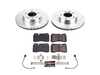 ES#4798497 - K8821 - Power Stop Z23 Evolution Sport Front Brake Kit (330mm) - A direct-fit performance upgrade with drilled & slotted zinc-plated rotors and low-dust carbon-fiber ceramic pads. - Power Stop - Volkswagen