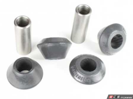 ES#5470593 - PFF5-1702H - Front Control Arm Outer Bushings - Heritage  - Classic grey polyurethane bushings restore E21 steering while preserving original aesthetics. - Powerflex - BMW
