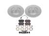 ES#4794946 - CRK8850 - Power Stop Z23 Evolution Sport Rear Brake Kit (330mm) - A direct-fit upgrade with GEOMET coated plain rotors and low-dust carbon-fiber ceramic pads. - Power Stop - Audi