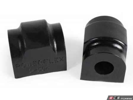 ES#5470635 - PFR5-504-21BLK - BMW E24 / E28 Front Sway Bar Bushing - 21 Mm - If your vintage E28 5-Series or E24 6-Series is starting to feel a bit "boaty" in the corners, your factory rubber bushings have likely seen better days. - Powerflex - BMW