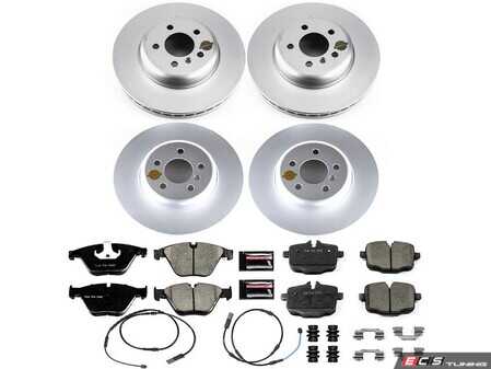 ES#4794457 - CRK7552 - PowerStop Z23 Evolution Geomet Coated Brake Kit - Complete Geomet coated Z23 brake refresh with sensors for 640i - Power Stop - BMW