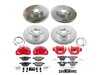 ES#4800161 - KC6415 - PowerStop Z23 Evolution Sport Brake Upgrade Kit - Z23 brake upgrade with red calipers for 550i Gran Turismo. - Power Stop - BMW