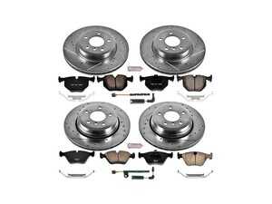 ES#3157353 - K5737 - Z23 Evolution Sport Brake Kit - Front & Rear - The ultimate "1-Click" solution for drivers who want more bite from their daily commute without the drawbacks of track-only setups. - Power Stop - BMW