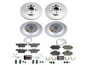 ES#4794641 - CRK8113 - PowerStop Z23 Evolution Geomet Coated Brake Kit - Geomet coated Z23 brake kit with sensors for BMW i3. - Power Stop - BMW
