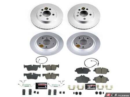 ES#4794641 - CRK8113 - PowerStop Z23 Evolution Geomet Coated Brake Kit - Geomet coated Z23 brake kit with sensors for BMW i3. - Power Stop - BMW