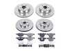 ES#4798325 - K8442 - PowerStop Z23 Evolution Sport Brake Upgrade Kit - Z23 sport brake kit with drilled/slotted rotors for X6 50i - Power Stop - BMW