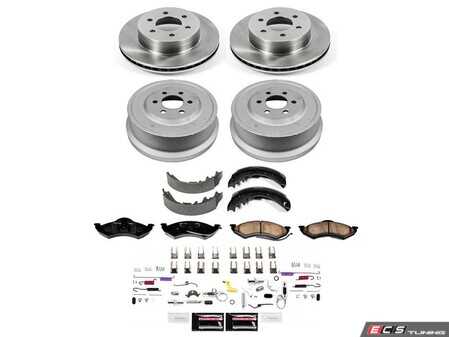 ES#4807169 - TDBK6055 - High Performance Track Day Brake kit - Front - Track-ready braking performance with high-carbon rotors and fade-resistant pads - Power Stop - BMW