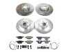 ES#4798522 - K8849 - PowerStop Z23 Evolution Sport Brake Upgrade Kit - Complete Z23 brake upgrade with drilled/slotted rotors for F01/F02 740. - Power Stop - BMW