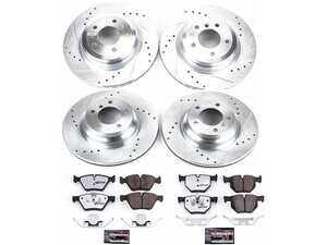 ES#3989870 - K2886-26 - Z26 Street Brake Kit - E90 330i 2006 - Complete Z26 front and rear brake upgrade for 2006 330i. - Power Stop - BMW