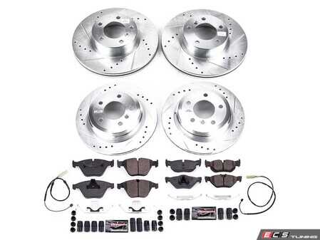 ES#4798535 - K8882 - PowerStop Z23 Evolution Sport Brake Upgrade Kit - Complete Z23 sport brake upgrade for LCI E9x 328i RWD - Power Stop - BMW