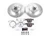 ES#4798521 - K8848-26 - Z26 Street Warrior Brake Upgrade Kit - Rear - High-performance Z26 rear brake upgrade for flagship BMW 7 Series. - Power Stop - BMW
