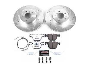 ES#4798521 - K8848-26 - Z26 Street Warrior Brake Upgrade Kit - Rear - High-performance Z26 rear brake upgrade for flagship BMW 7 Series. - Power Stop - BMW