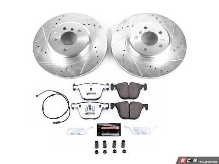 ES#4798521 - K8848-26 - Z26 Street Warrior Brake Upgrade Kit - Rear - High-performance Z26 rear brake upgrade for flagship BMW 7 Series. - Power Stop - BMW