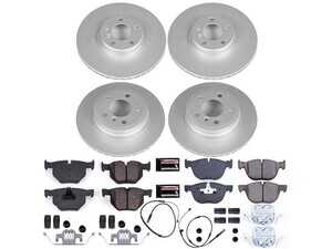 ES#3989323 - CRK7996 - Z23 Evolution Coated Brake Kit - Front and Rear - Engineered as a true bolt-on upgrade, this kit bridges the gap between standard replacement parts and high-performance racing gear. - Power Stop - BMW