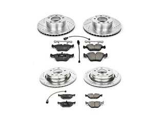 ES#3156842 - K382 - Z23 Evolution Sport Brake Upgrade Kit (Front & Rear) - Engineered to handle the increased heat of spirited driving, this kit provides a significant upgrade over stock components. - Power Stop - BMW