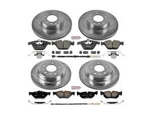 ES#3157792 - K7024 - Z23 Evolution Sport Brake Upgrade Kit - Front & Rear - Designed specifically for the "enthusiastic daily driver," this kit bridges the gap between standard stock replacements and high-end track setups. - Power Stop - BMW