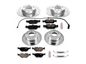 ES#3157426 - K591 - Z23 Evolution Sport Brake Kit - Front & Rear - The ultimate solution for drivers looking to bridge the gap between standard commuting and spirited weekend driving. - Power Stop - BMW