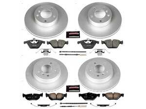 ES#3989097 - CRK6074 - Z23 Evolution Coated Brake Kit - Front and Rear - Specifically for enthusiasts who demand shorter stops and a "bolt-on" performance boost without the noise or dust of track-only pads. - Power Stop - BMW