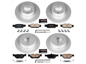ES#3988994 - CRK5357 - Z23 Evolution Coated Brake Kit - Front and Rear - Engineered to provide a significant increase in braking power over your stock system without sacrificing everyday drivability. - Power Stop - BMW