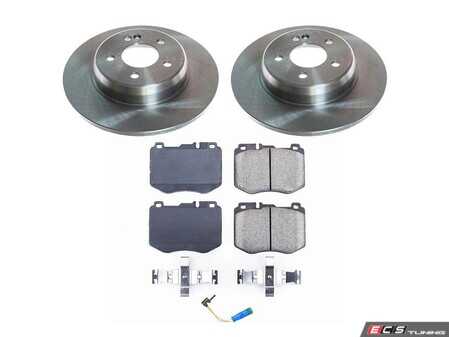 ES#4675525 - KOE8152 - Rear Brake Service Kit - Featuring Power Stop Rotors, and pads - Power Stop - Mercedes Benz