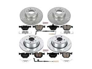 ES#3157237 - K5439 - Z23 Evolution Sport Brake Upgrade Kit - Front & Rear - Engineered for the daily driver who occasionally pushes their vehicle to the limit. - Power Stop - BMW