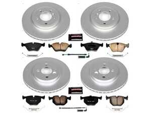 ES#3989025 - CRK5728 - Z23 Evolution Coated Brake Kit - Front and Rear - Designed specifically for the enthusiast who demands more than just "standard" stopping power. - Power Stop - BMW